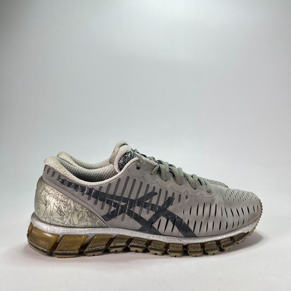 ASICS GEL-Quantum 360 Grey Silver Running Shoes T5J1N Men's Size 8.5